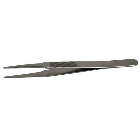 Tweezers With Serrated Handles,4-3/4in.