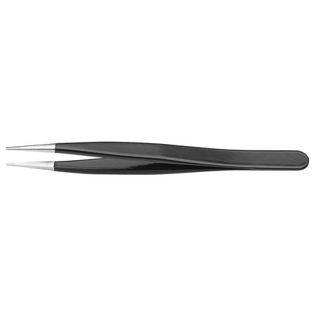 Tweezers,esd Epoxy Coating,4-3/4in,thick