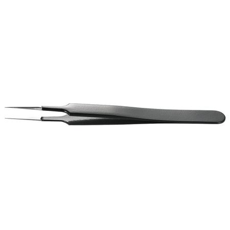 Tweezers,esd Epoxy Coat,4-1/4in,ex. Fine