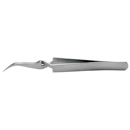 Tweezers,reverse Action,4-1/2in,v. Fine