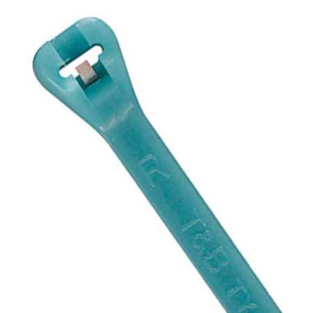 Cable Tie,standard,3.6 In.,aqua,pk100 (1