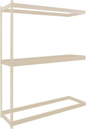 Boltless Shelving,add-on,84" H,tan (1 Un