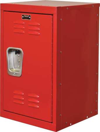 Wardrobe Locker,lvrd,1 Wide, 1 Tier,red