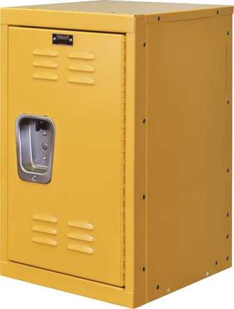 Wrdrb Lockr,lvrd,1 Wide, 1 Tier,yellow (