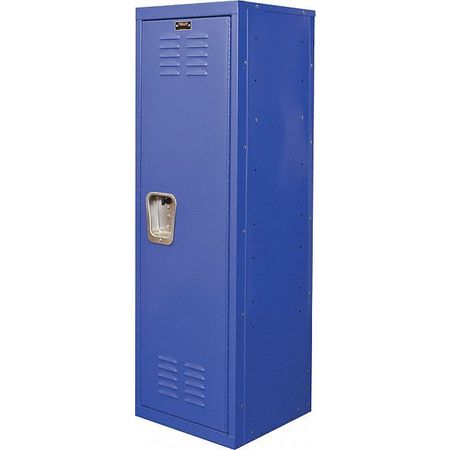 Wardrobe Locker,lvrd,1 Wide, 1 Tier,blue