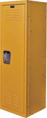 Wrdrb Lockr,lvrd,1 Wide, 1 Tier,yellow (