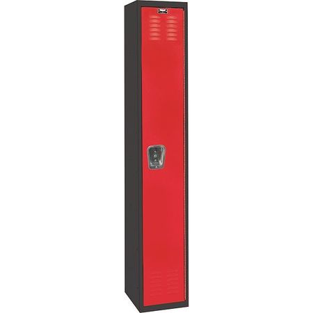 Wrdrb Lockr,lvrd,1 Wide,1 Tier,red/black