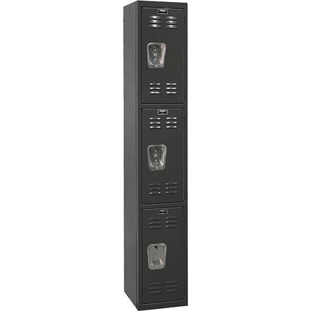 Wardrobe Lockr,lvrd,1 Wide, 3 Tier,black