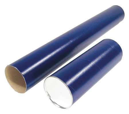 Mailing Tube,36inlx3in.dia,blue,pk24 (1