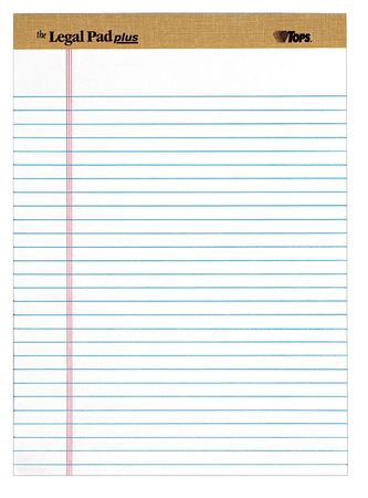 Perforated Pad,8-1/2 X 11-3/4 In,pk12 (1