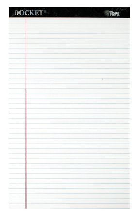 Perforated Pad,8-1/2 X 14 In,pk12 (1 Uni