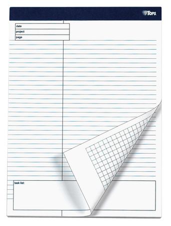 Planning Pad,8-1/2 X 11-3/4 In,pk4 (1 Un