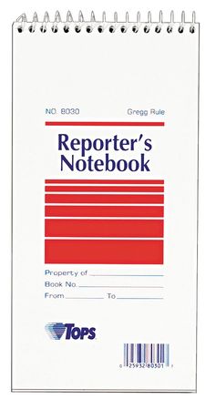 Reporter's Notebook,4 X 8 In,pk12 (1 Uni