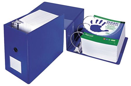 3-ring Binder,6",blue (1 Units In Ea)