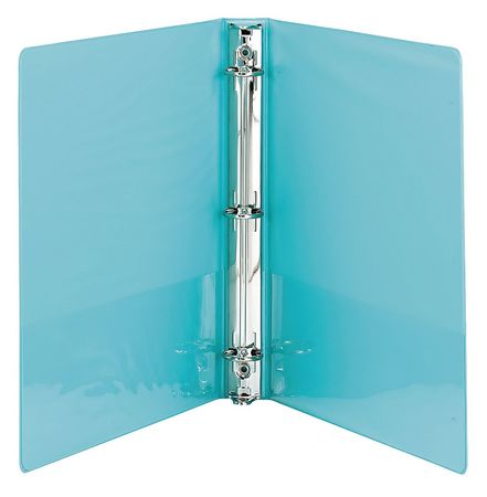 3-ring Binder,1",turquoise,pk2 (1 Units