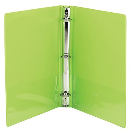 3-ring Binder,1",lime,pk2 (1 Units In Pk