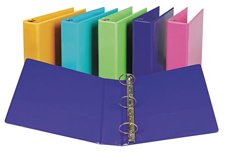 3-ring Binder,2",purple,pk2 (1 Units In