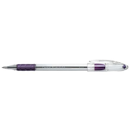 Ballpoint Pen,stick,fine,violet,pk12 (1