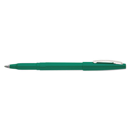 Roller Ball Pen,med,green,pk12 (1 Units