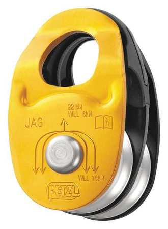 Pulley With Fixed Point,4946 Lb.,gold (1