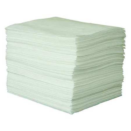 Absorb Pad,oil-based Liquids,white,pk100