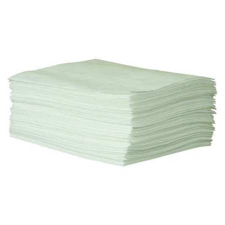 Absorb Pad,oil-based Liquids,white,pk50