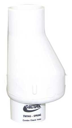 Check Valve,1in,slip X Slip,white (1 Uni