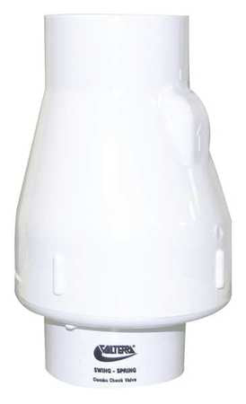 Check Valve,2in,slip X Slip,white (1 Uni