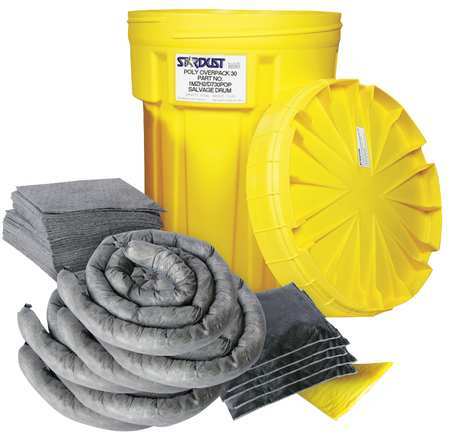 Spill Kit, Chem/hazmat, Yellow (1 Units