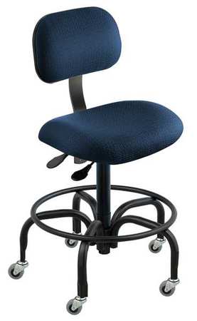 Ergonomic Chair,navy,cloth (1 Units In E