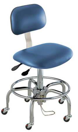 Chair,blue,vinyl,static Dissipative (1 U