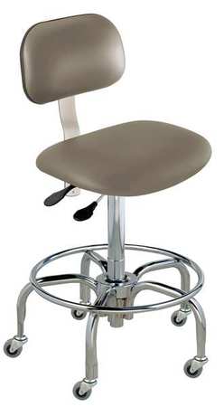 Ergo Chair,gray,vinyl,class 1000 (1 Unit