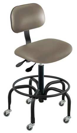 Ergonomic Chair,gray,vinyl (1 Units In E