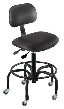 Ergonomic Chair,black,vinyl (1 Units In