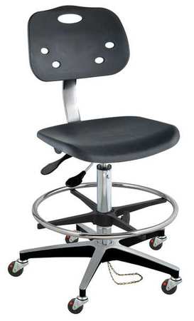 Ergo Chair,black,poly,static Control (1