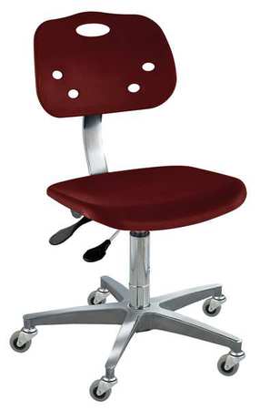 Ergo Chair,maroon,poly,class 1000 (1 Uni