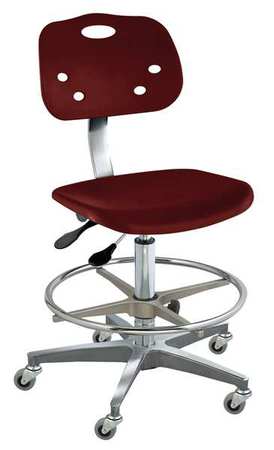 Ergo Chair,maroon,poly,class 1000 (1 Uni