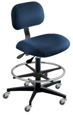 Ergonomic Chair,navy,cloth (1 Units In E