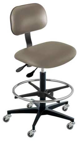 Ergonomic Chair,gray,vinyl (1 Units In E