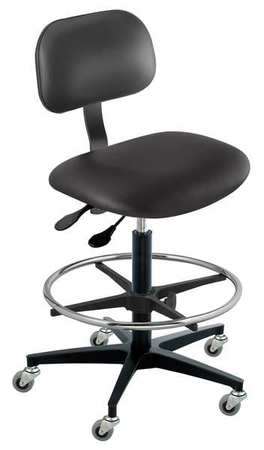 Ergonomic Chair,black,vinyl (1 Units In