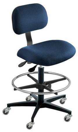 Ergonomic Chair,navy,cloth (1 Units In E