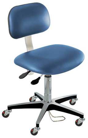 Chair,blue,vinyl,static Dissipative (1 U