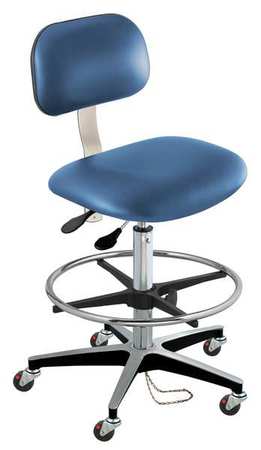 Chair,blue,vinyl,static Dissipative (1 U