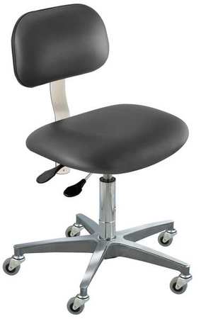 Ergo Chair,black,vinyl,class 1000 (1 Uni