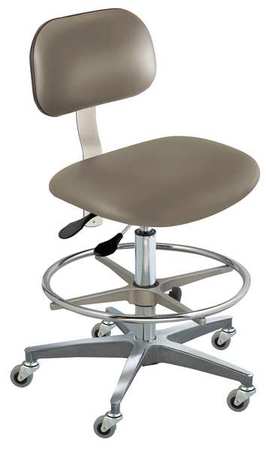 Ergo Chair,gray,vinyl,class 1000 (1 Unit