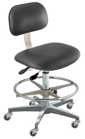 Ergo Chair,black,vinyl,class 1000 (1 Uni