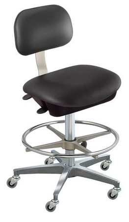 Ergo Chair,black,vinyl,class 10 (1 Units