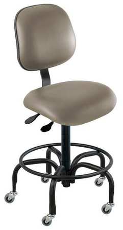 Ergonomic Chair,gray,vinyl (1 Units In E