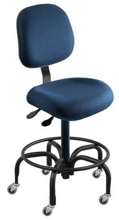 Ergonomic Chair,navy,cloth (1 Units In E