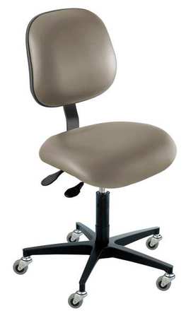 Ergonomic Chair,gray,vinyl (1 Units In E